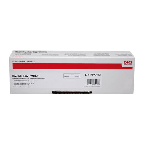 Toner Original Oki B401/MB441/MB451 Alta Cap.