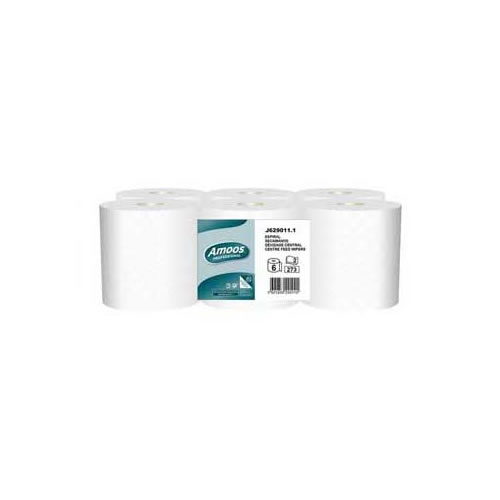 Toalha de Mãos Espiral Folha Dupla 19cm 90mt - 6u