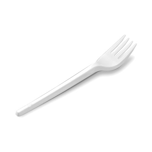 Garfos de Plástico Branco - 250un