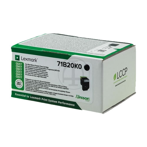 Toner Original Lexmark CS317/ CX317 Preto