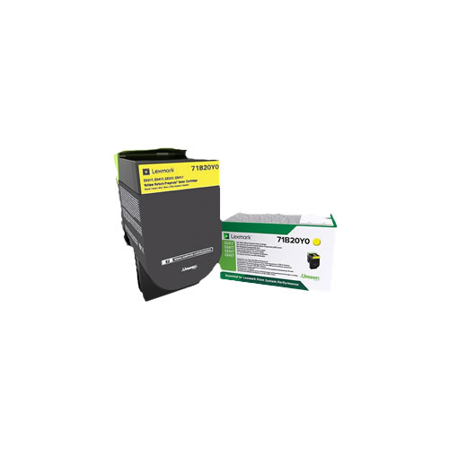 Toner Original Lexmark CS317/ CX317 Amarelo