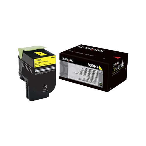 Toner Original Lexmark CX410 Alta Cap. Amarelo