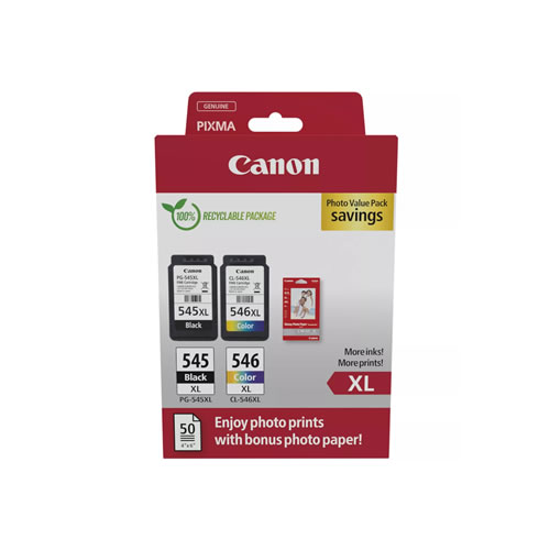 Tinteiro Original Canon PG-545 XL + CL-546 XL 