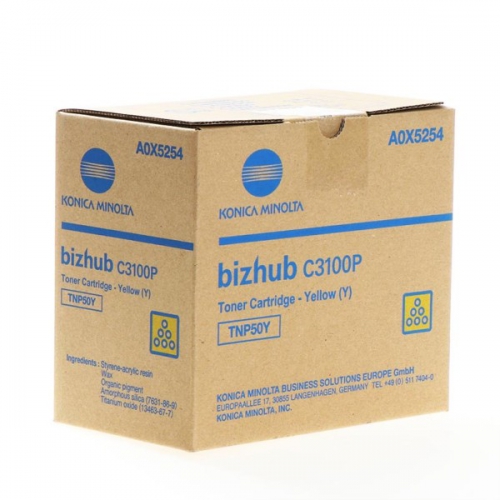 Toner Original Konica Minolta TNP50Y Amarelo
