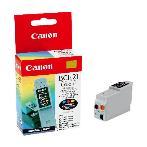 Tinteiro Original Canon BCI-21 3 Cores