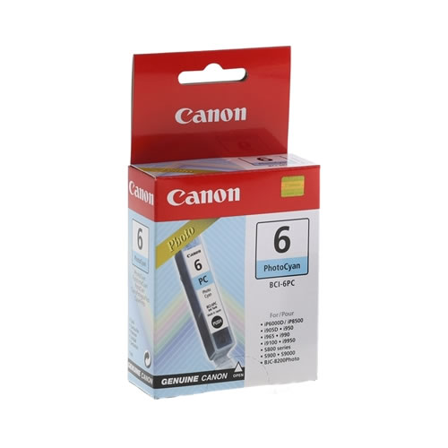 Tinteiro Original Canon BCI-6 Ciano Fotográfico