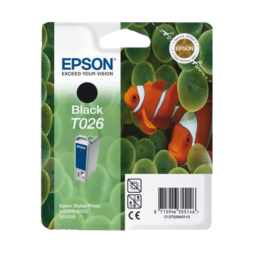 Tinteiro Original Epson T026 Preto