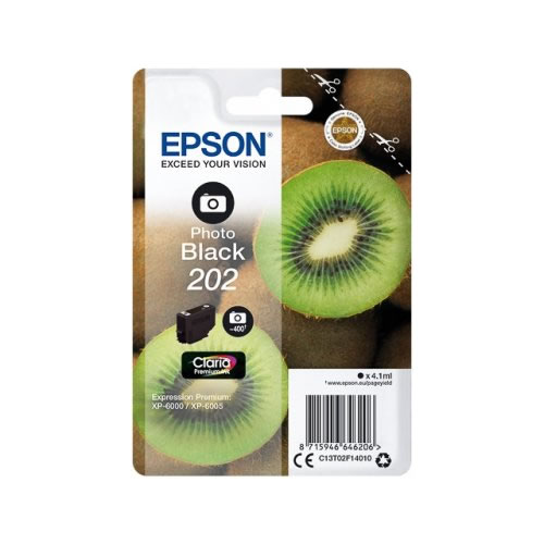 Tinteiro Original Epson 202 XL Preto Photo