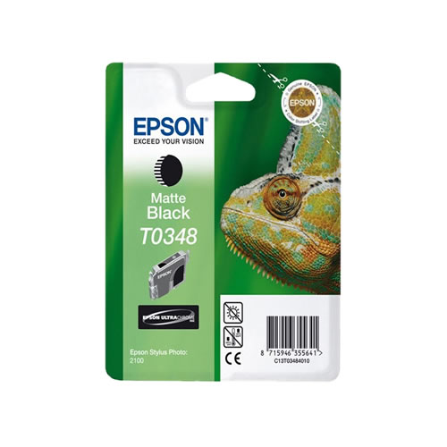 Tinteiro Original Epson T0348 Preto Matte