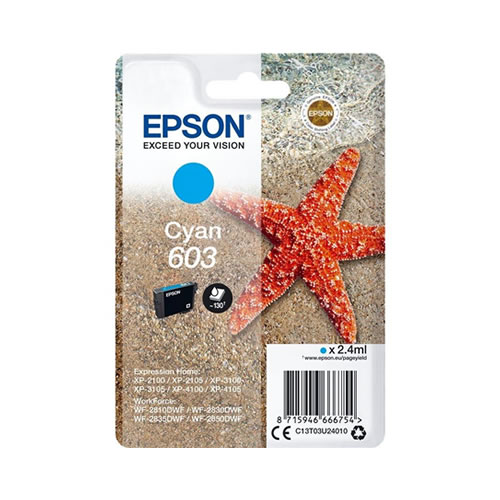 Tinteiro Original Epson 603 Ciano