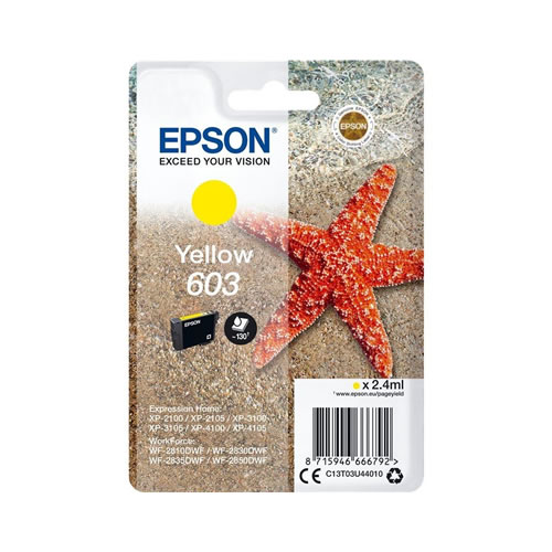 Tinteiro Original Epson 603 Amarelo