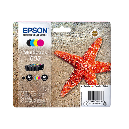 Tinteiro Original Epson 603  Pack 4 Cores