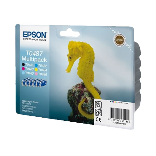 Tinteiro Original Epson T0487 Pack 6 Cores