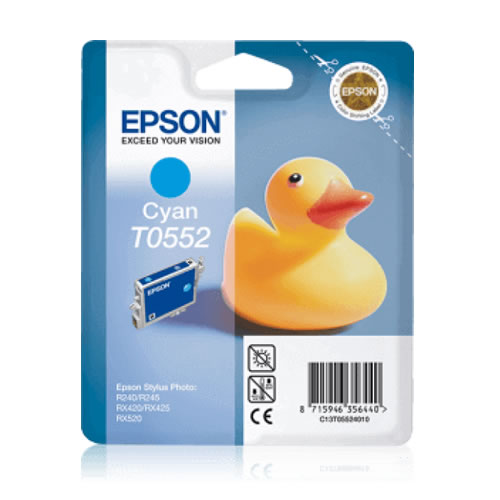 Tinteiro Original Epson T0552 Ciano