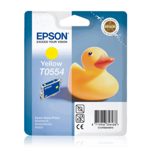 Tinteiro Original Epson T0554 Amarelo