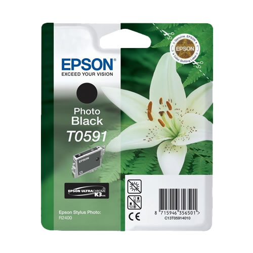 Tinteiro Original Epson T0591 Preto