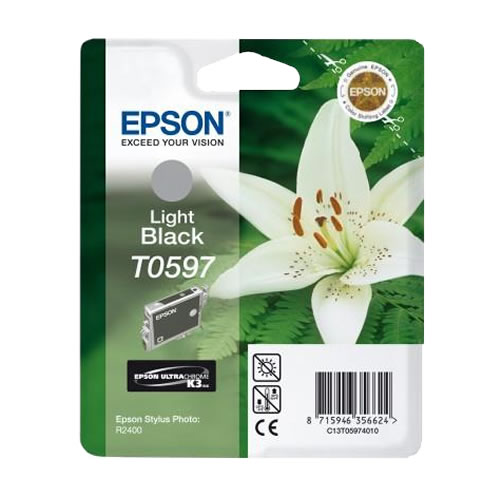Tinteiro Original Epson T0597 Cinzento