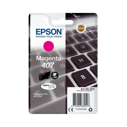 Tinteiro Original Epson 407 Magenta
