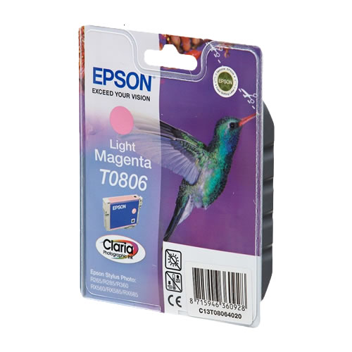 Tinteiro Original Epson T0806 Magenta Claro