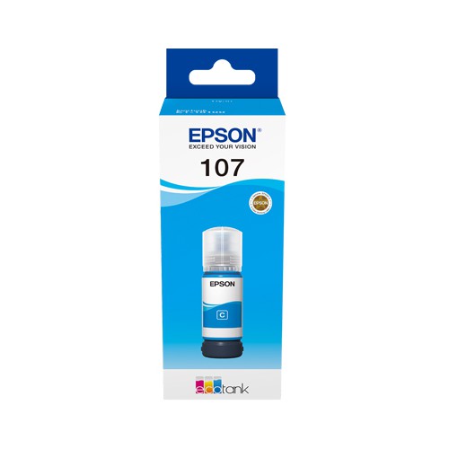 Tinteiro Original Epson 107 - Ciano