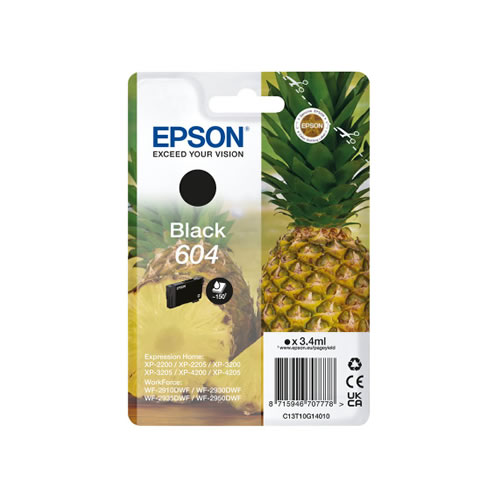 Tinteiro Original Epson 604 Preto
