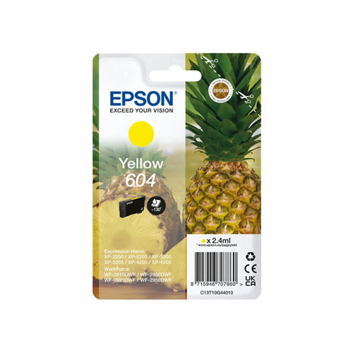 Tinteiro Original Epson 604 Amarelo