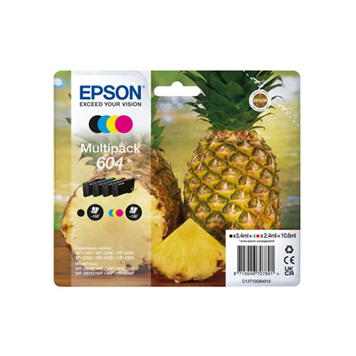 Tinteiro Original Epson 604 Pack 4 Cores