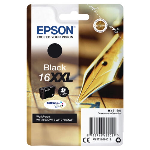 Tinteiro Original Epson 16 XXL Preto