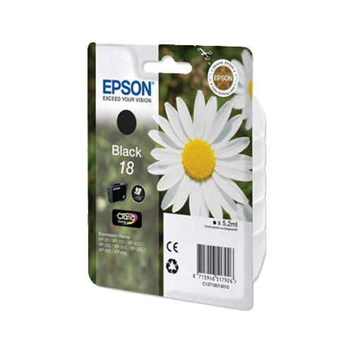 Tinteiro Original Epson T1801 Preto