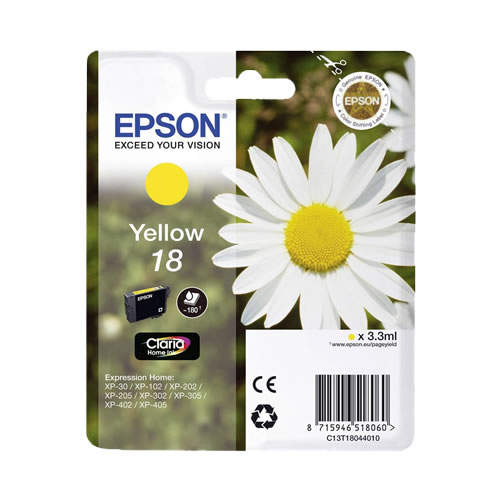 Tinteiro Original Epson T1804 Amarelo