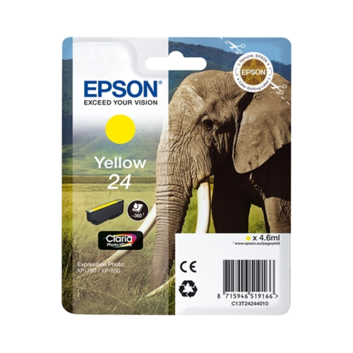 Tinteiro Original Epson 24 Amarelo