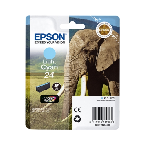 Tinteiro Original Epson 24 Ciano Claro