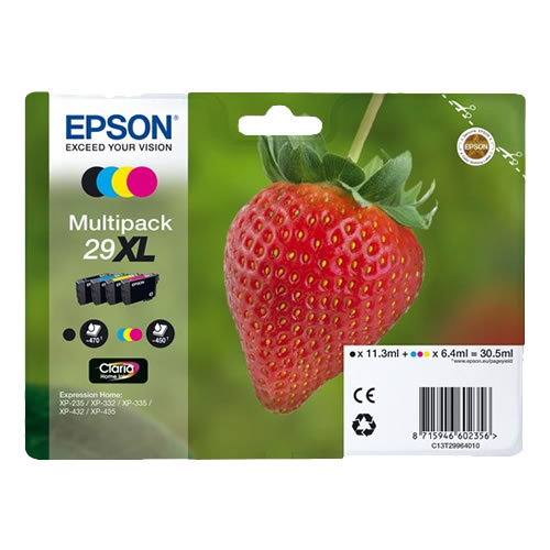 Tinteiro Original Epson 29 XL - Pack 4 cores