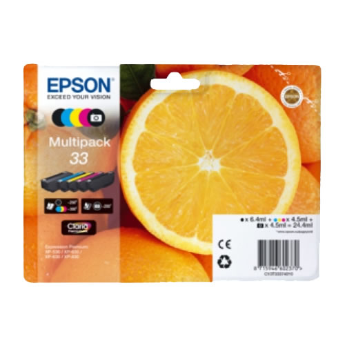 Tinteiro Original Epson 33 Pack 5 cores