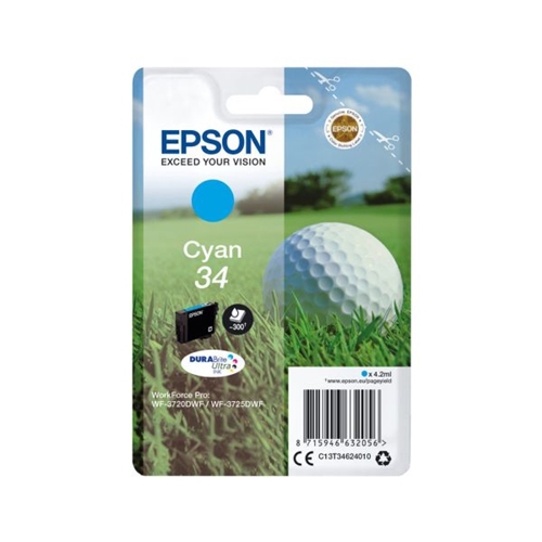 Tinteiro Original Epson 34 Ciano