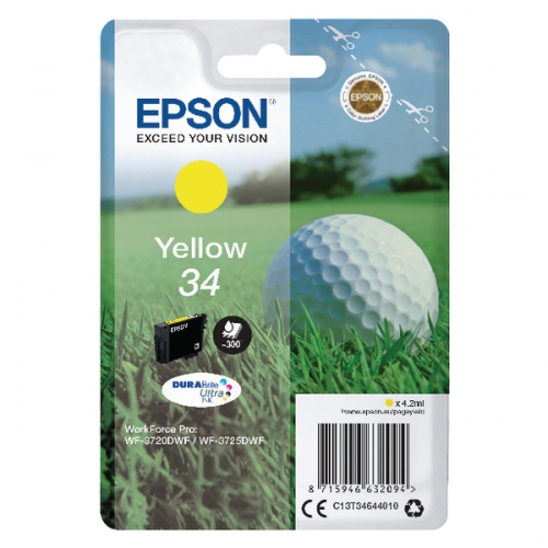 Tinteiro Original Epson 34 Amarelo