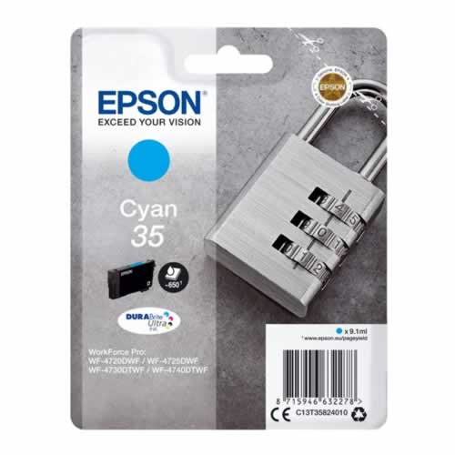 Tinteiro Original Epson 35 Ciano