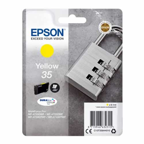 Tinteiro Original Epson 35 Amarelo