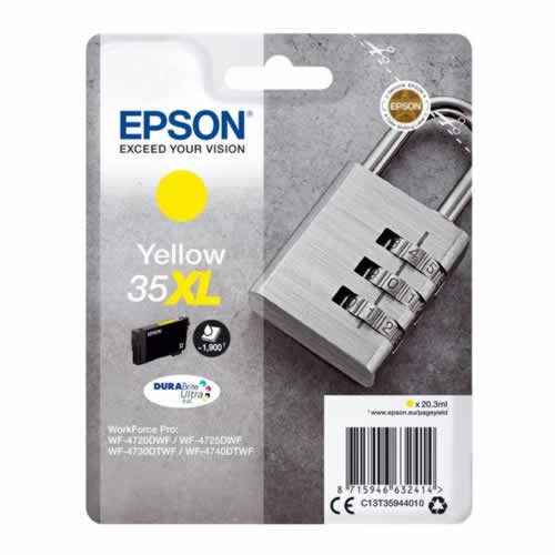 Tinteiro Original Epson 35 XL Amarelo