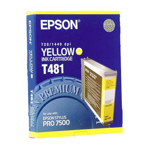 Tinteiro Original Epson T481 Amarelo