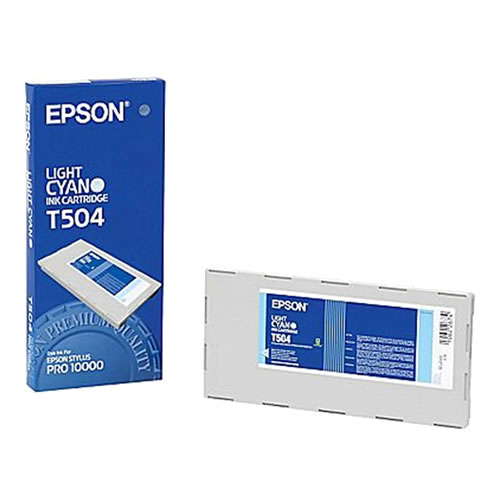 Tinteiro Original Epson T504 Ciano Claro