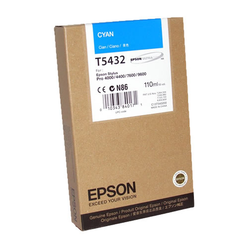 Tinteiro Original Epson T5432 Ciano
