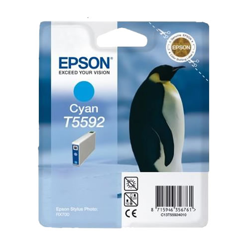 Tinteiro Original Epson T5592 Ciano