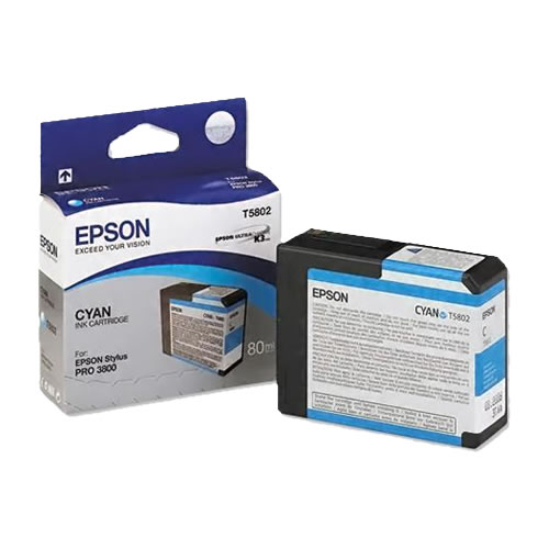 Tinteiro Original Epson T5802 Ciano