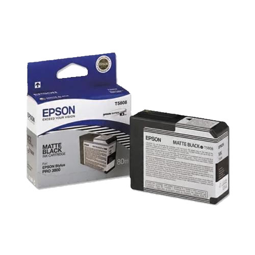 Tinteiro Original Epson T5808 Preto Matte