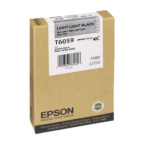 Tinteiro Original Epson T6059 Cinzento Claro