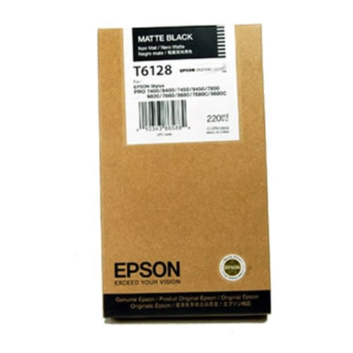 Tinteiro Original Epson T6128 Preto Matte