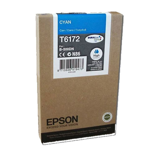 Tinteiro Original Epson T6172 Ciano Alta Cap.