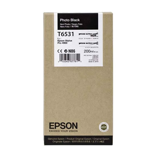 Tinteiro Original Epson T6531 Preto Foto