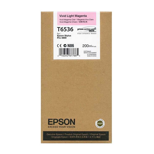 Tinteiro Original Epson T6536 Magenta Claro
